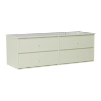 SU2404 Bathroom Vanity w/ Basin - 55.4" W