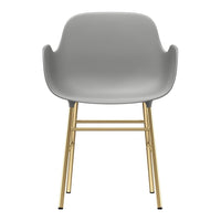 Form Armchair - Metal Legs