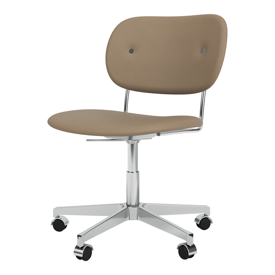 Co Office Chair - Fully Upholstered - Swivel Base w/ Castors