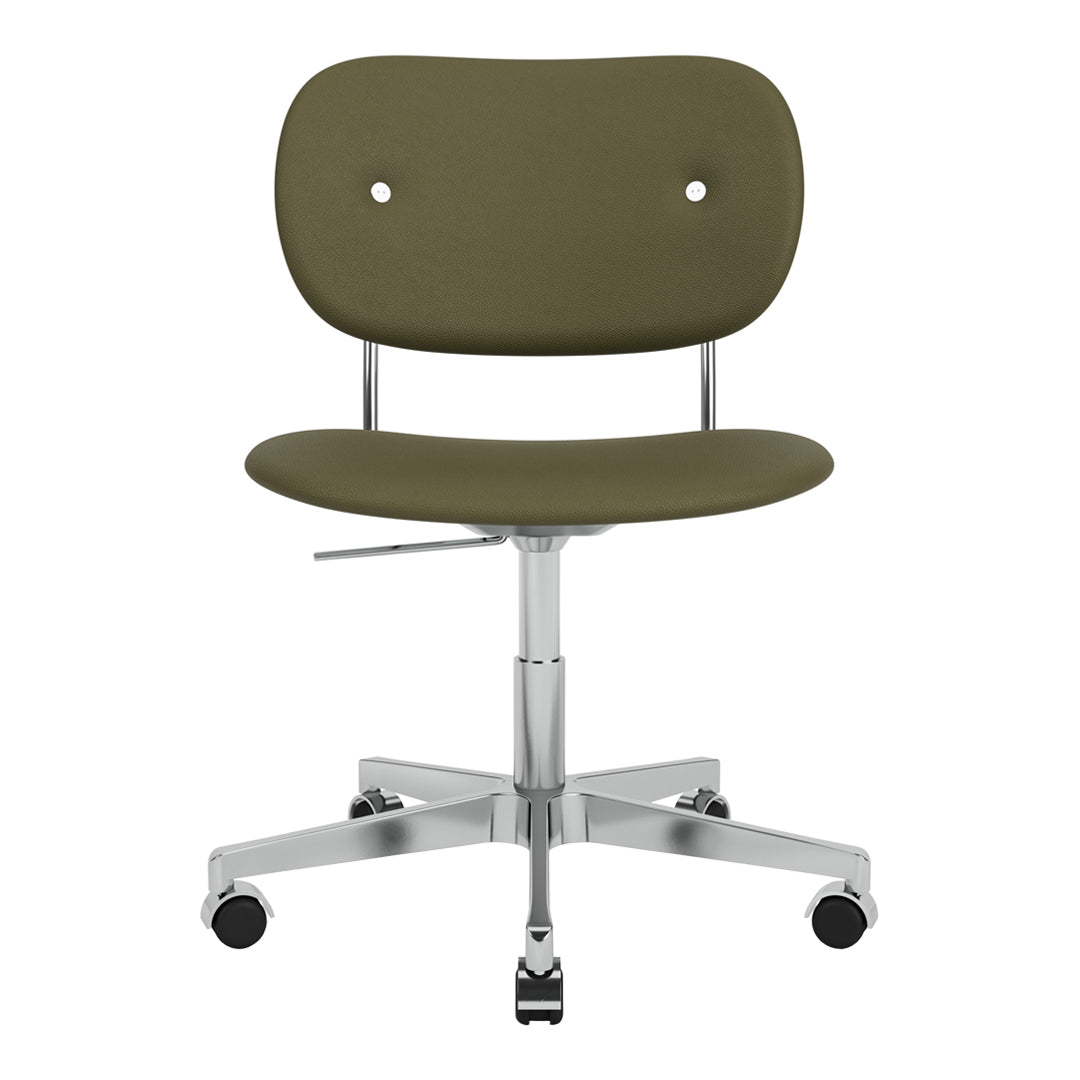 Co Office Chair - Fully Upholstered - Swivel Base w/ Castors