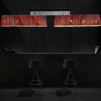 Noom Series 40 Counter Stool - Steel Pyramid Base