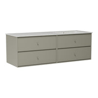 SU2404 Bathroom Vanity w/ Basin - 55.4" W