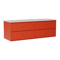 SU2404 Bathroom Vanity w/ Basin - 55.4" W