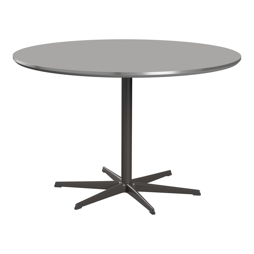 Fritz Hansen Circular Dining Table w/ 6-Star Base by Piet Hein + Arne  Jacobsen