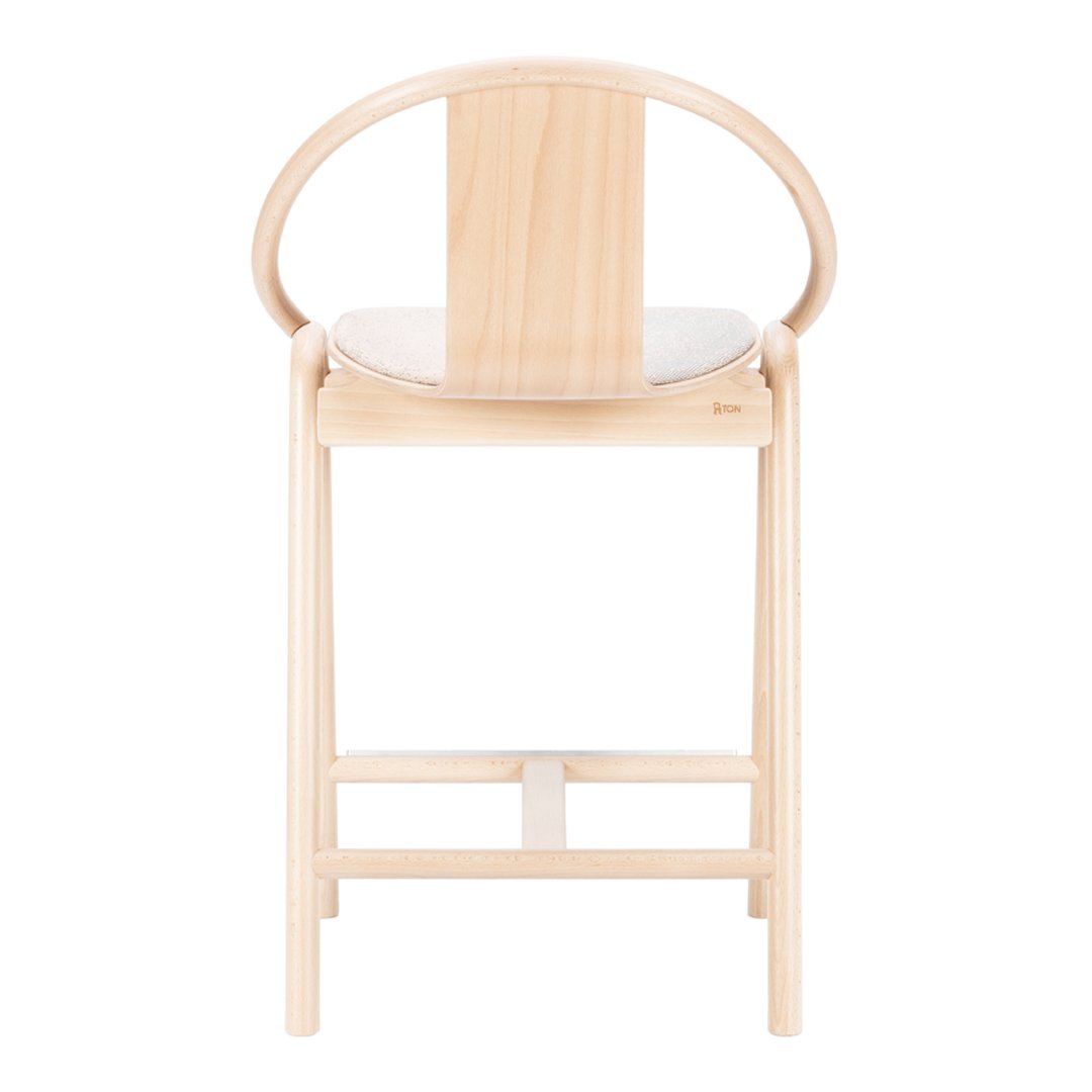Again Counter Stool - Seat Upholstered - Beech Frame