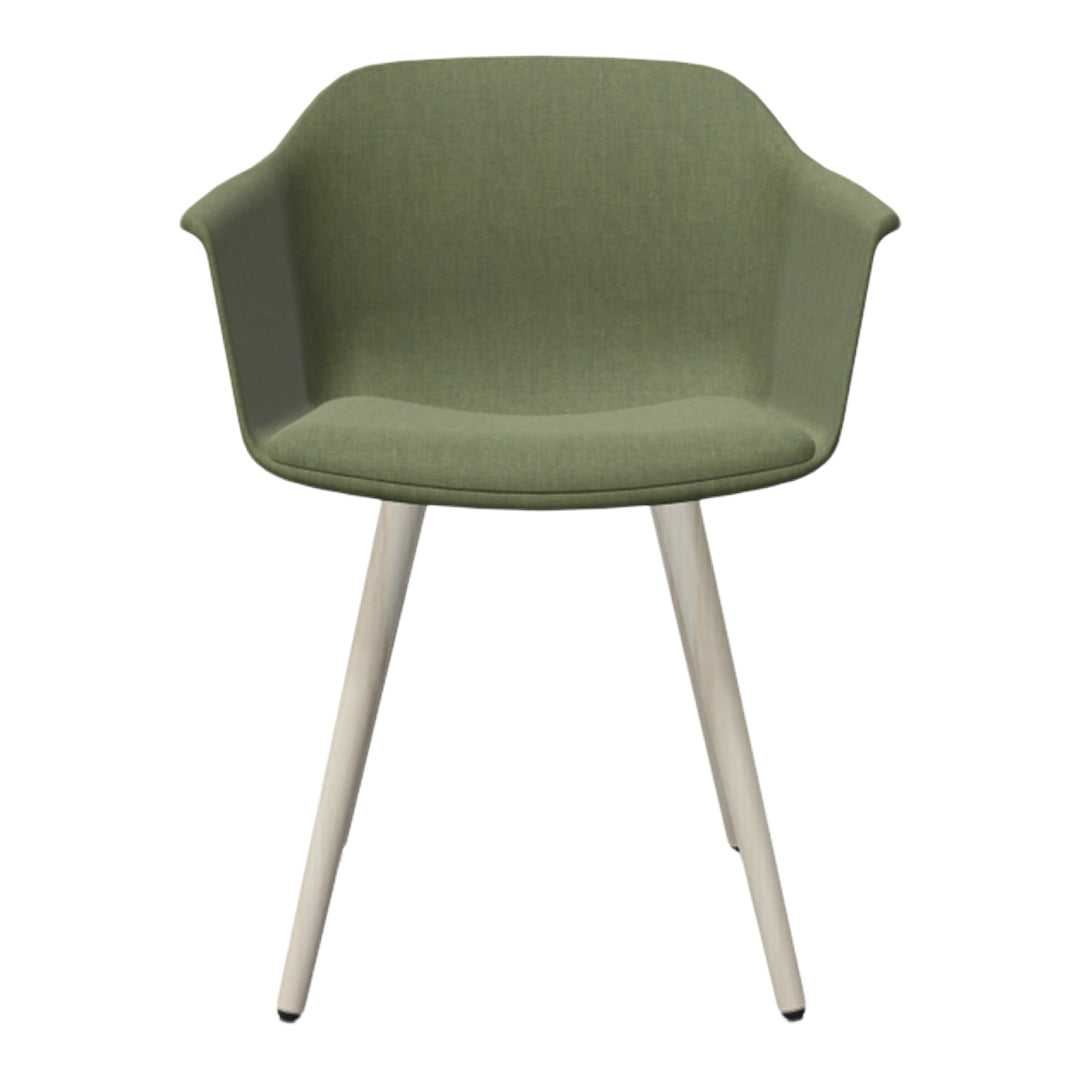 Noom Series 60 Armchair - Wood Legs - Upholstered Shell