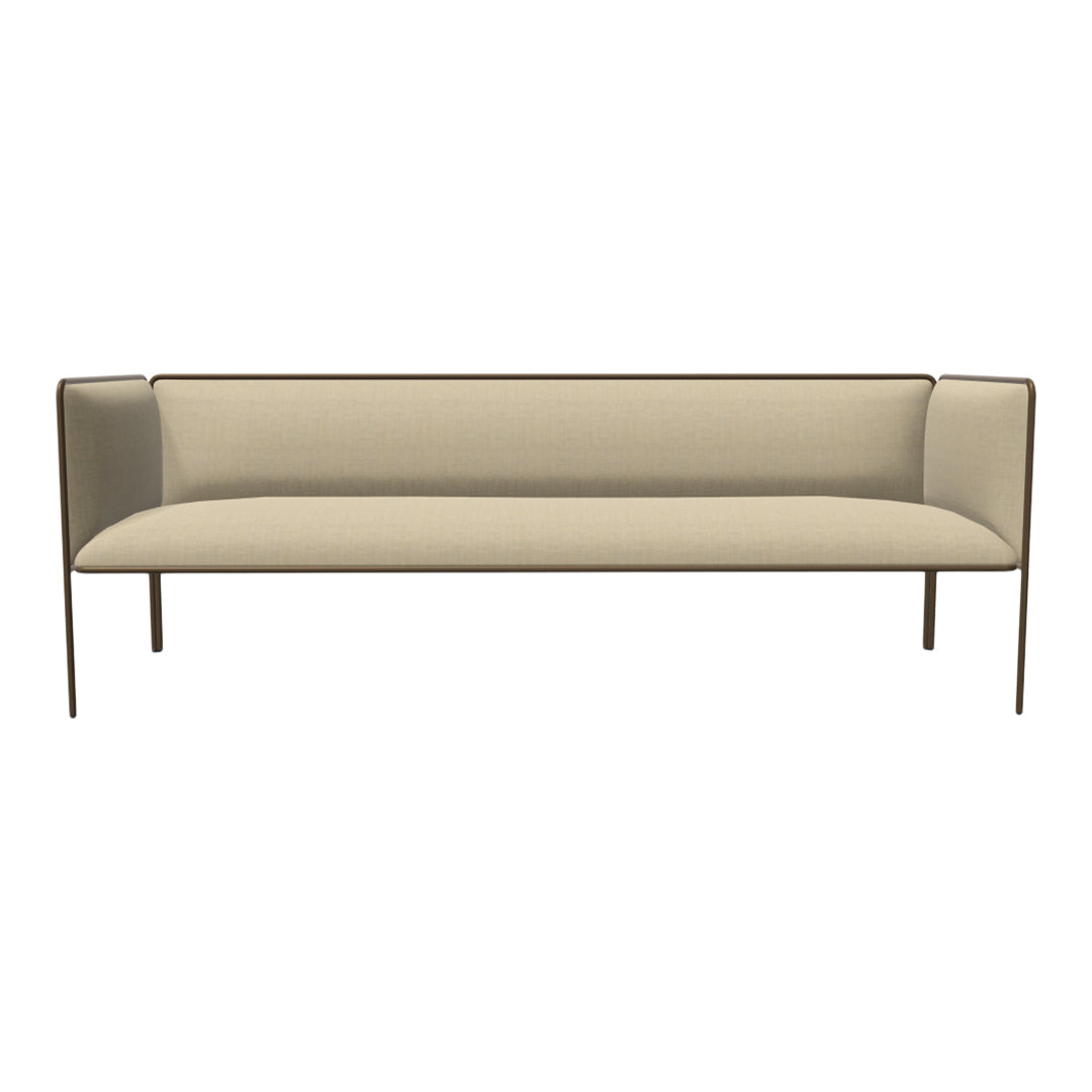 Meetia Three-Seater Sofa - Monochromatic Upholstery