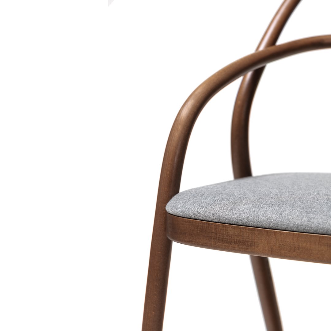 Chair 002 - Beech Frame - Seat Upholstered