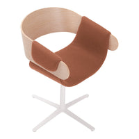 Kay Armchair w/ Cross Swivel Base