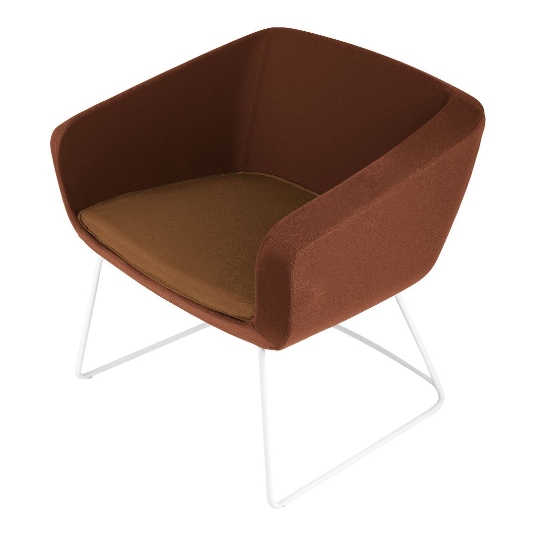 Arca Lounge Armchair - Sled Base
