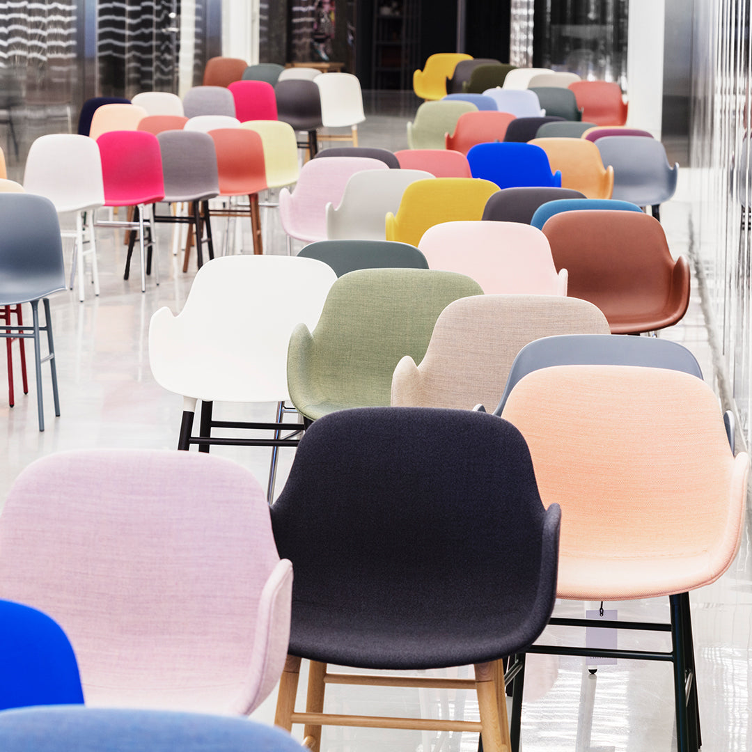 Form Counter Chair - Fully Upholstered