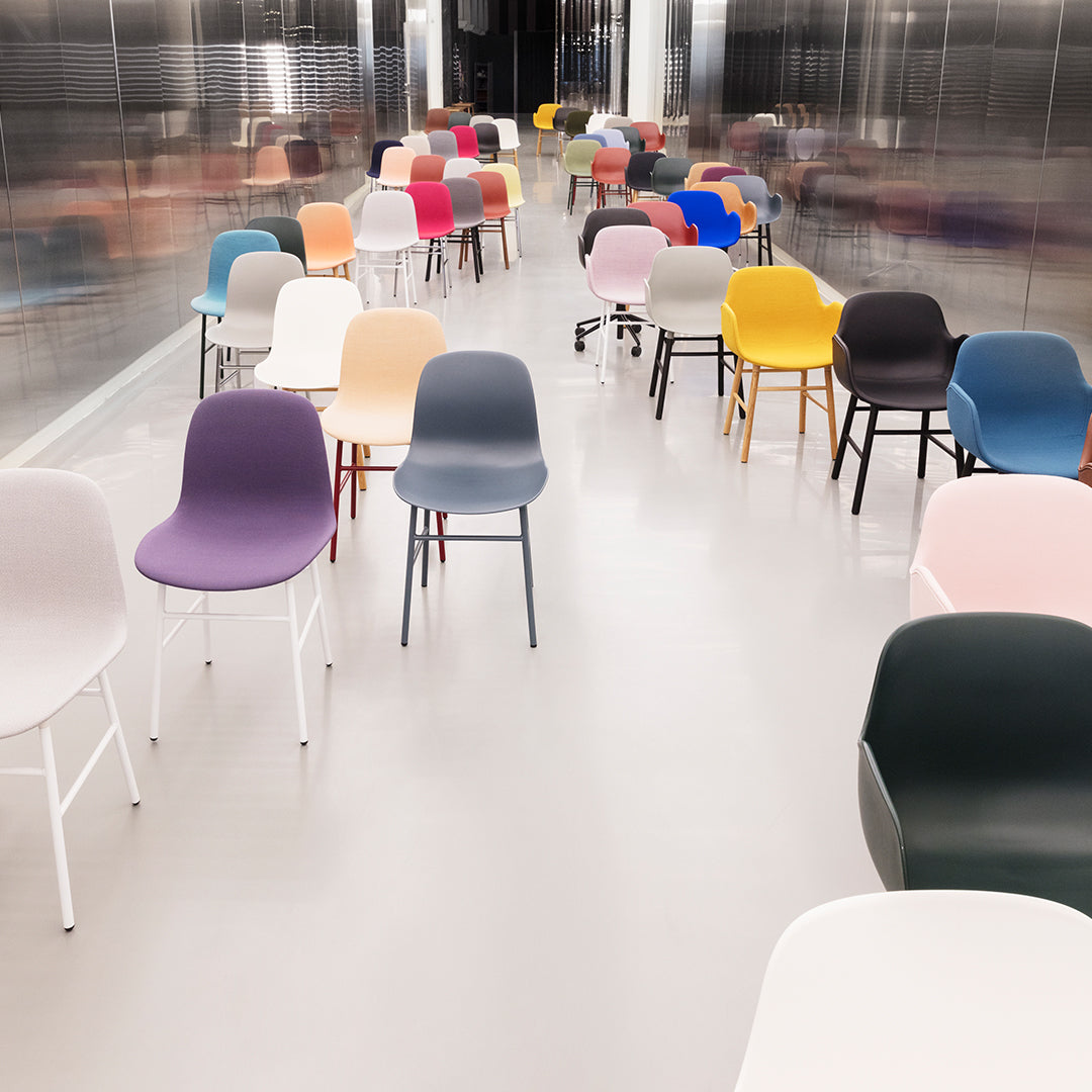 Form Chair - Metal Legs - Upholstered