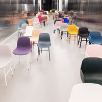 Form Chair - Metal Legs - Upholstered