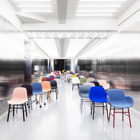 Form Chair - Metal Legs - Upholstered