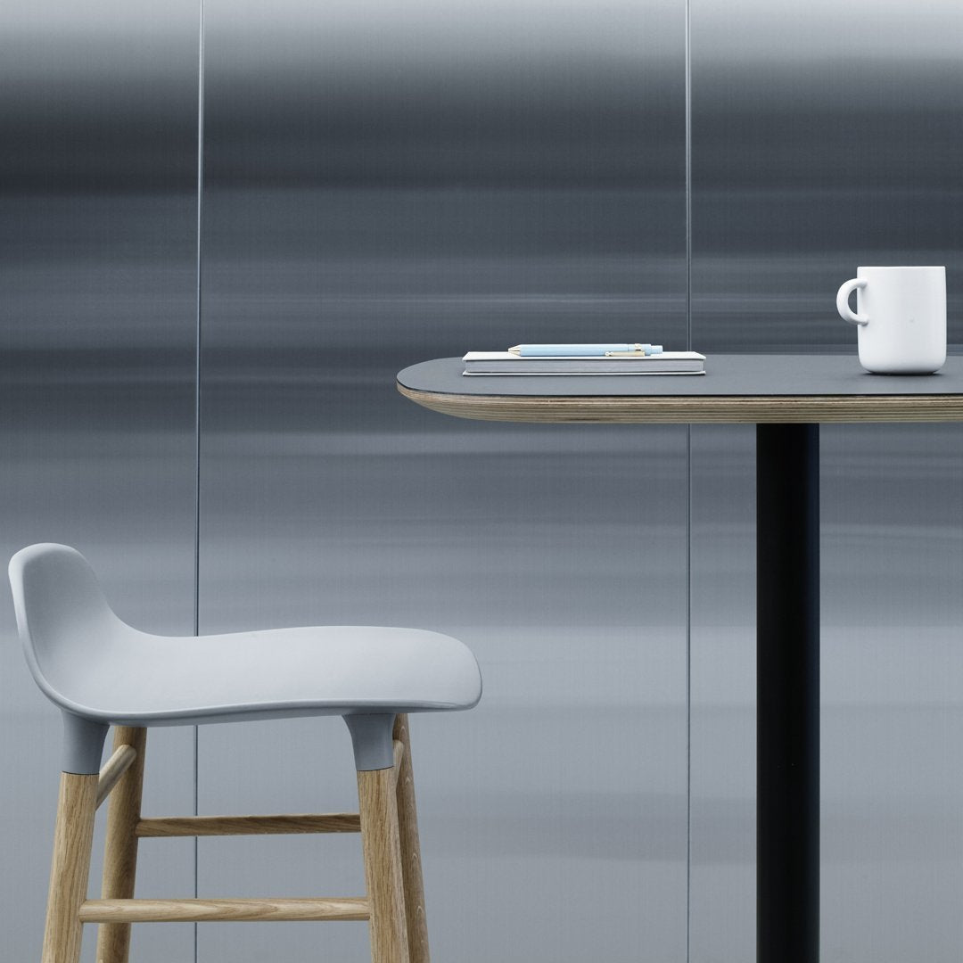 Form Counter Stool - Wood Legs