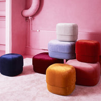 Circus Pouf in Velour