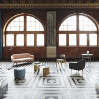 Circus Pouf in Velour