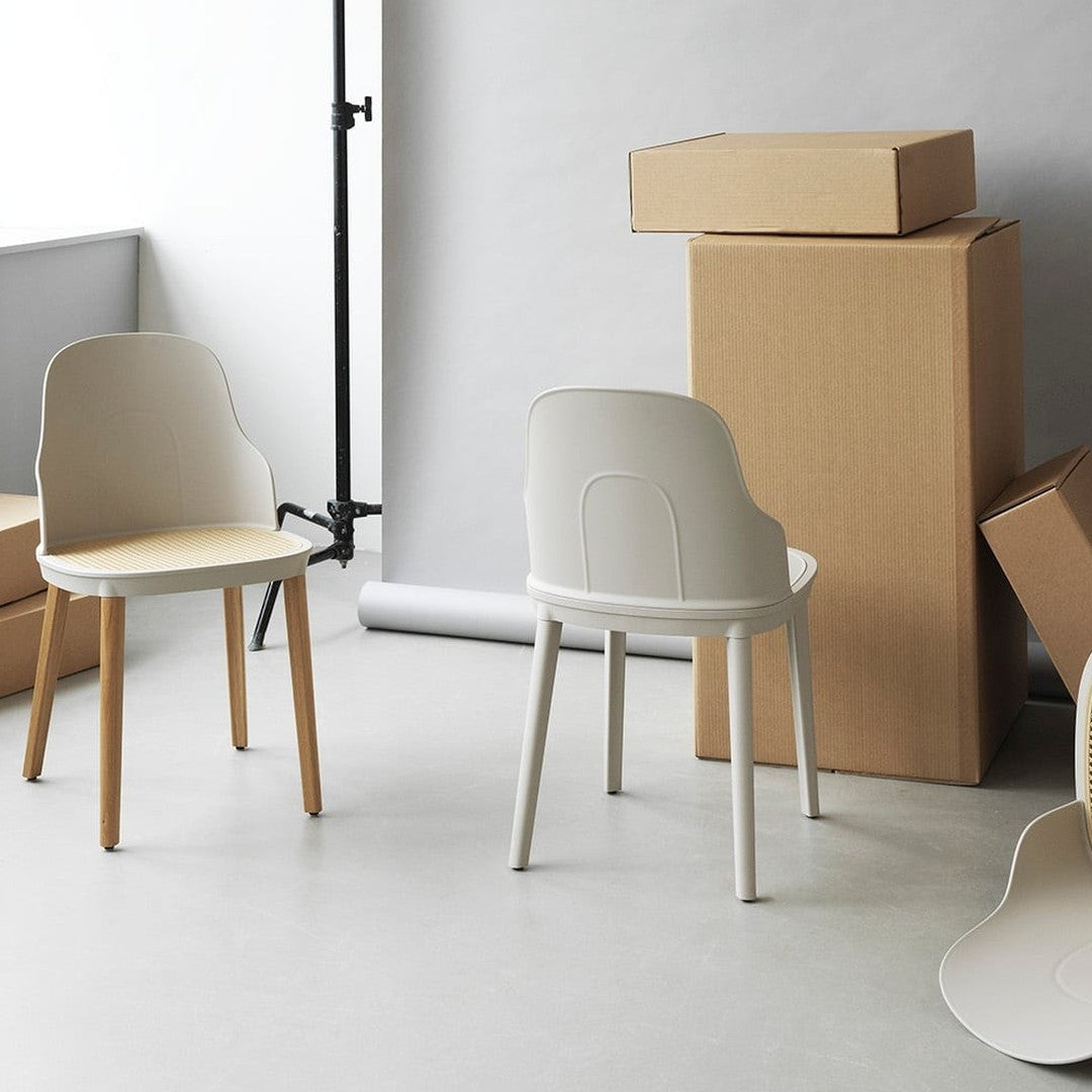 Allez Dining Chair - Seat Upholstered, Oak Legs