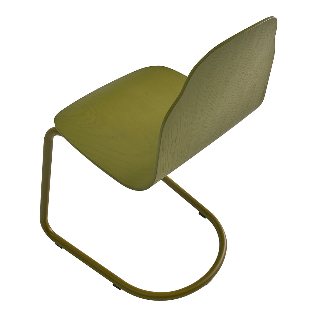 Body Cantilever Chair - Wooden Frame
