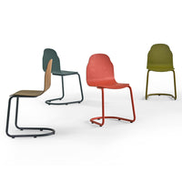 Body Cantilever Chair - Wooden Frame