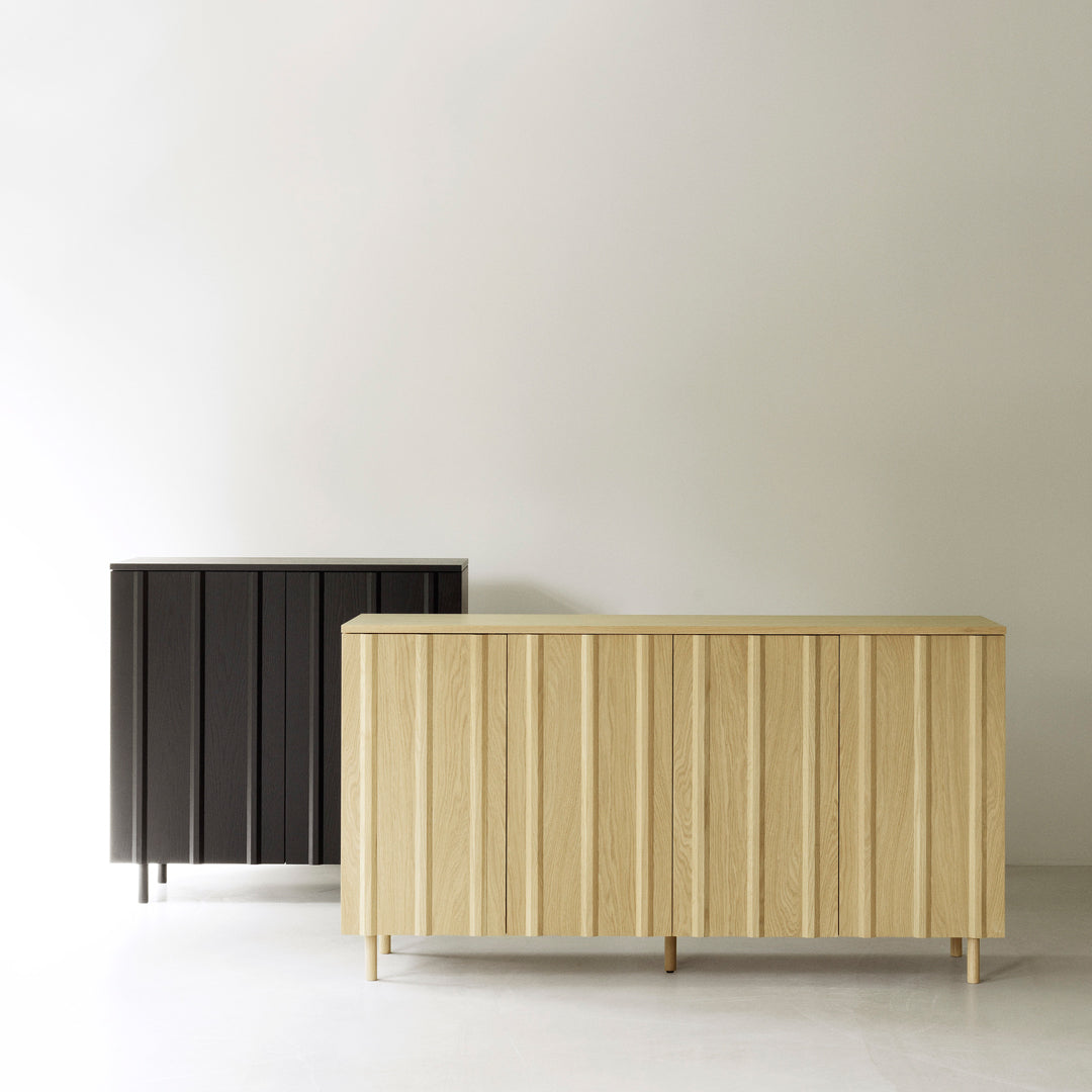 Oak Ribbing Normann Copenhagen Rib Sideboards by Simon Legald | Design Public