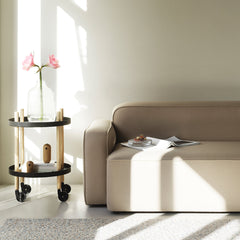 Rope Sofa Chaise Lounge w/ Pouf