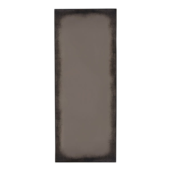 Gray rectangular wall decor with a distressed black border. Ideal for modern and minimalist interiors.