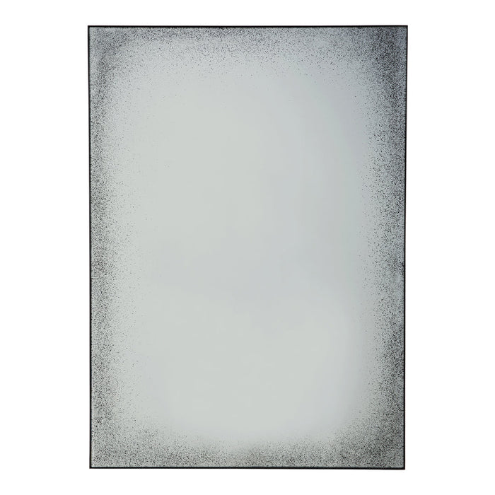 Textured white and gray gradient design with a subtle border, perfect for modern decor.