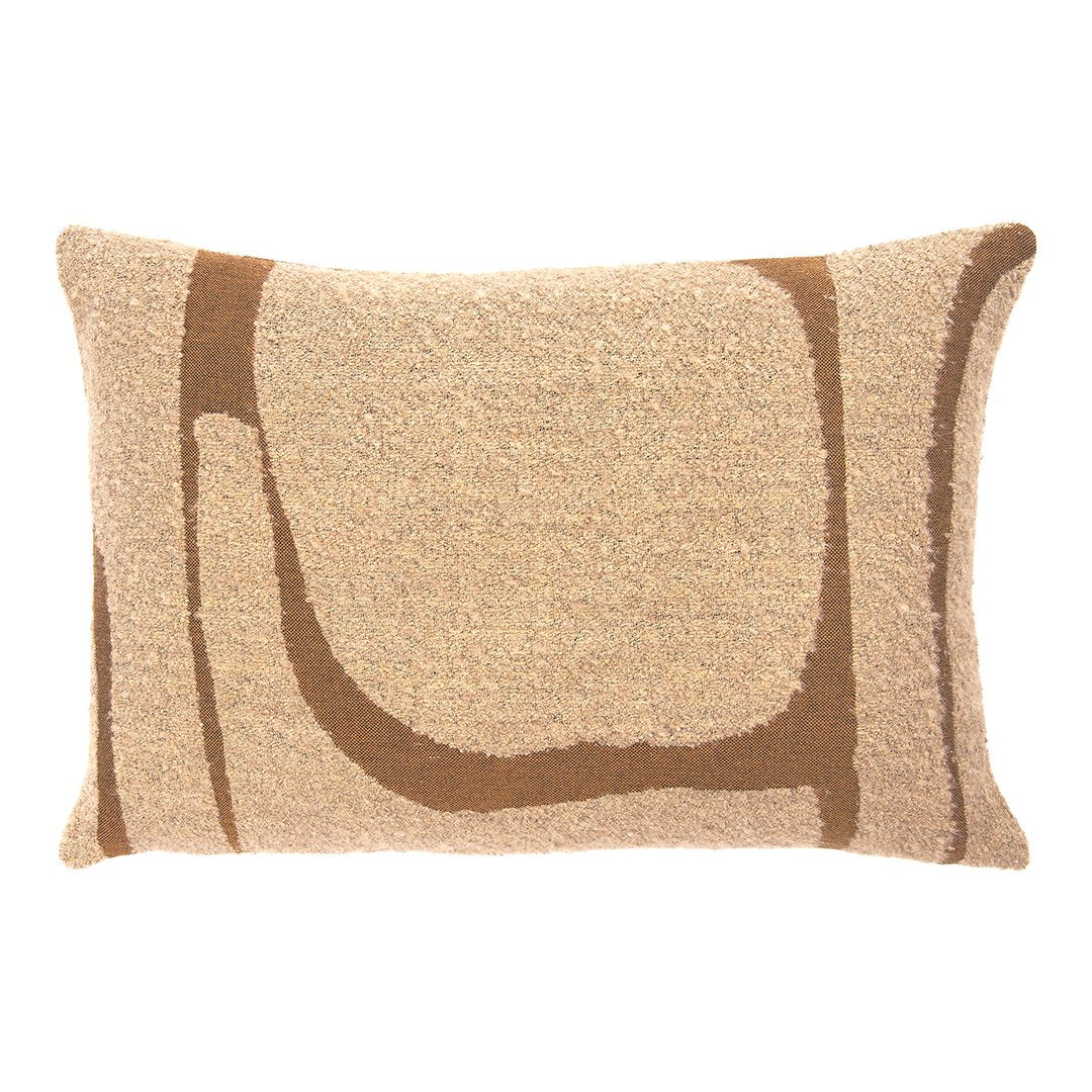 Refined Layers Abstract Rectangle Lumbar Cushion