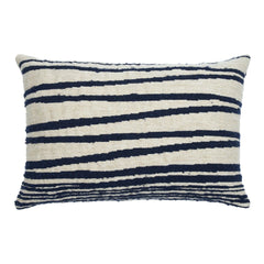 Mystic Ink Stripes Rectangle Lumbar Cushion