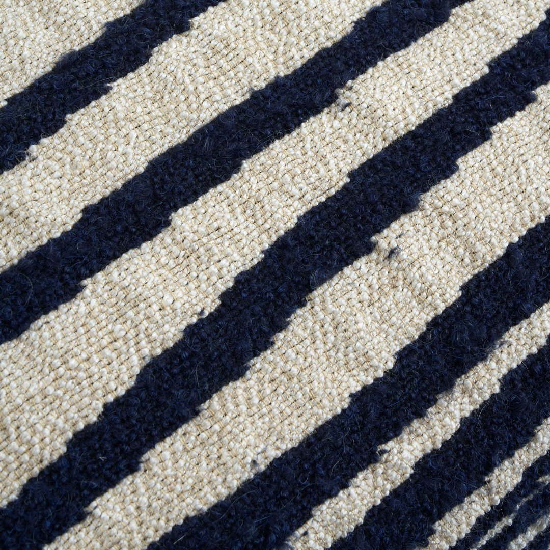 Mystic Ink Stripes Rectangle Lumbar Cushion