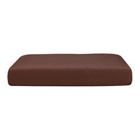 Brown textured cushion with a solid, flat design ideal for home decor.