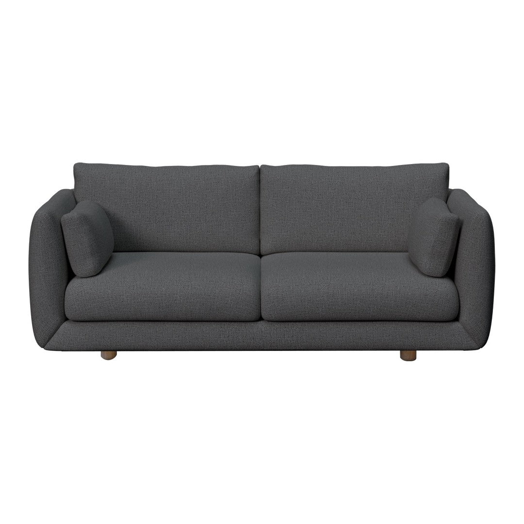 Bloom 2-Seater Sofa w/ Wooden Legs