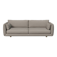 Bloom 3-Seater Sofa w/ Wooden Legs