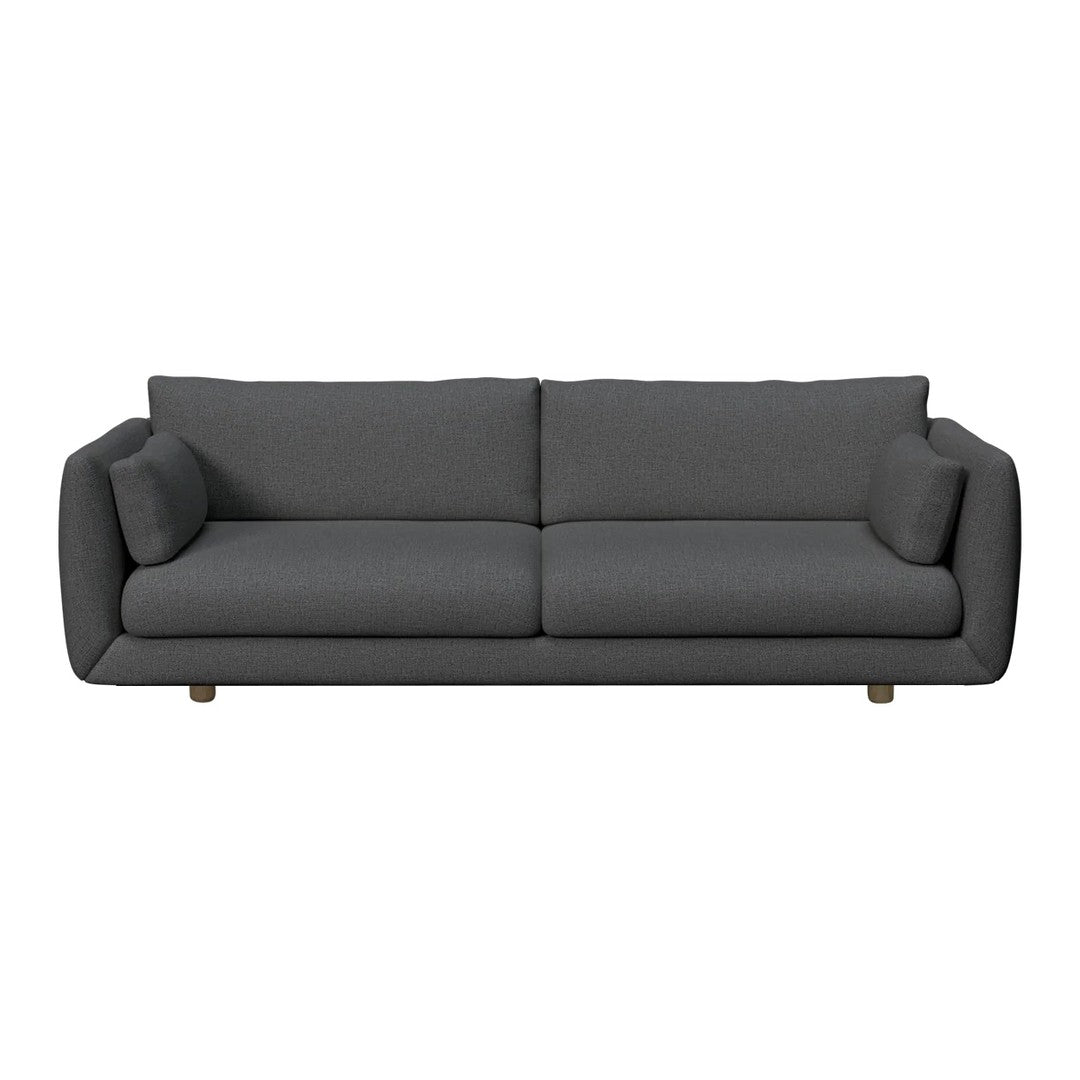 Bloom 3-Seater Sofa w/ Wooden Legs