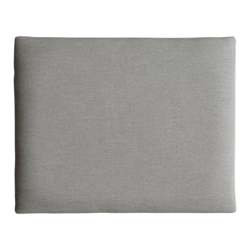 Gray textured cushion cover with a subtle woven pattern, ideal for modern home decor.