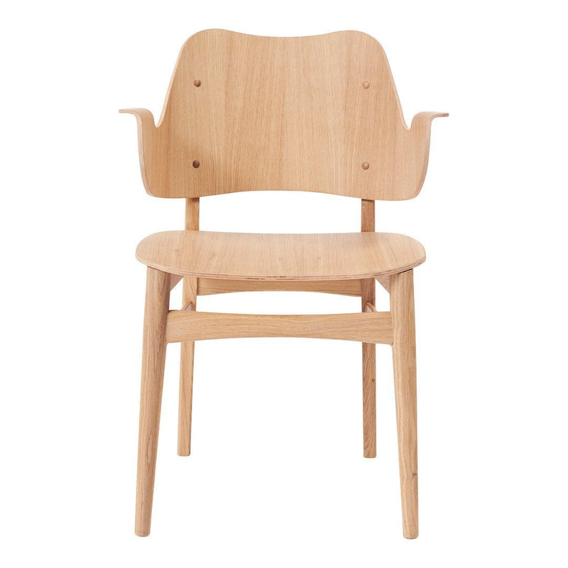 Natural wood dining chair with a smooth finish and minimalist design, featuring a light blonde color and clean lines.