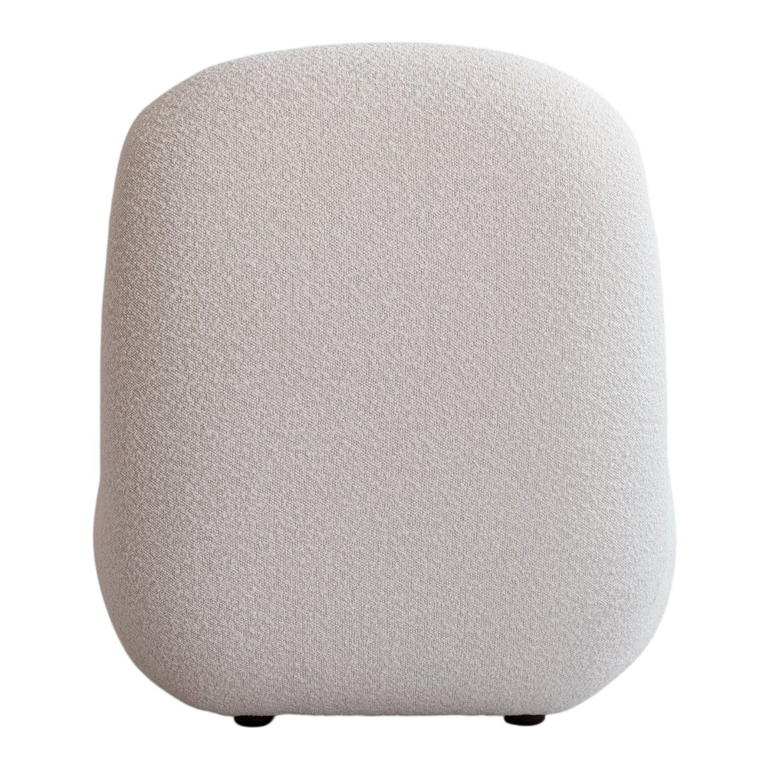 Textured light gray upholstery with a soft, cozy pattern, perfect for modern home decor.