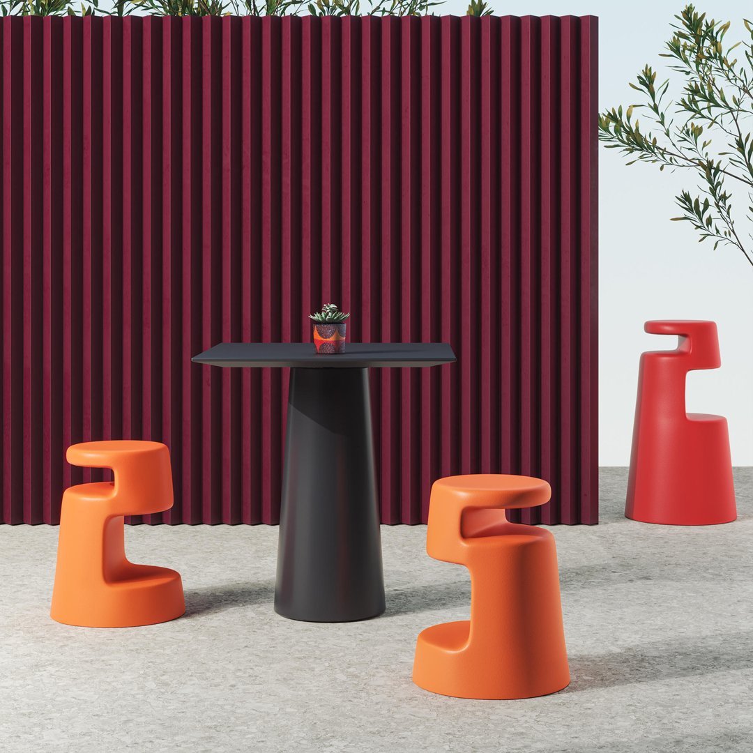 2525 Outdoor Bar Stool - Stackable