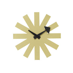 Nelson Asterisk Clock Brass