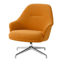 Rely HW139 High Back Lounge Armchair - Fully Upholstered - Four-Star Swivel Base