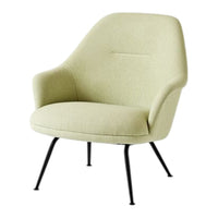 Rely HW140 High Back Lounge Armchair - Fully Upholstered - Tube Base