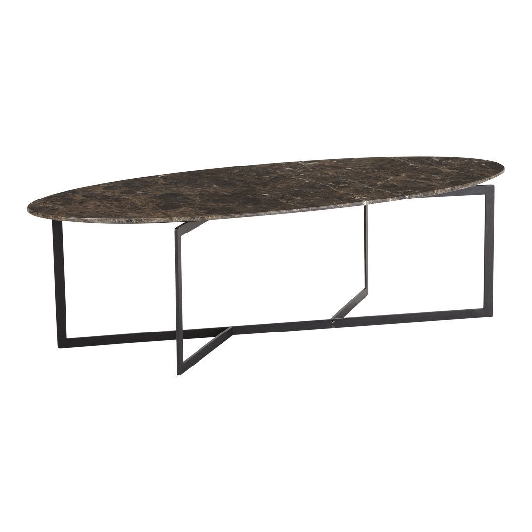 Terna Oval Marble Coffee Table