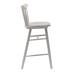 Ironica Counter Stool - Seat Upholstered - Beech Pigment Frame