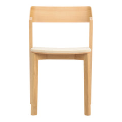 Merano Side Chair - Seat Upholstered - Beech Pigment Frame