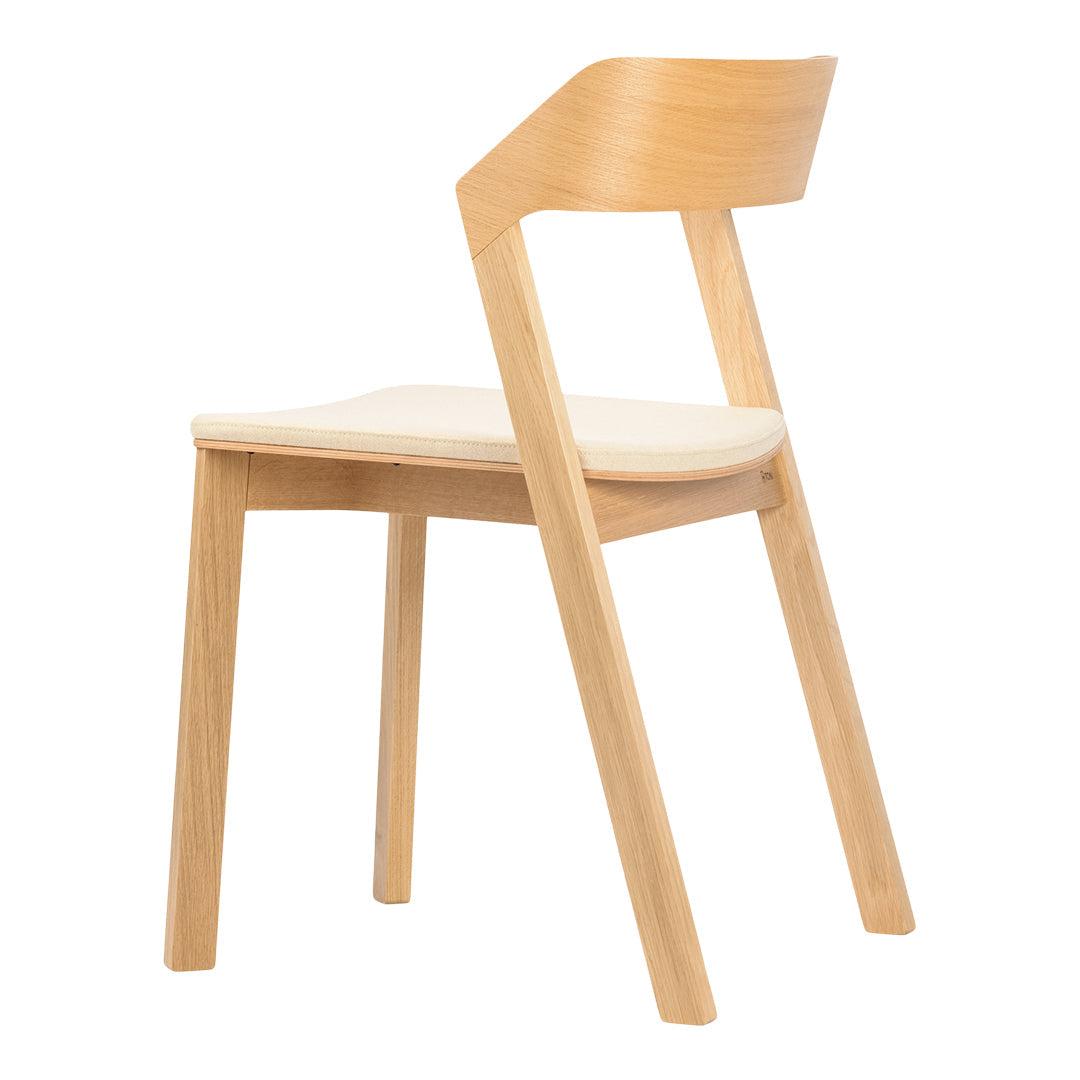 Merano Side Chair - Seat Upholstered - Beech Frame