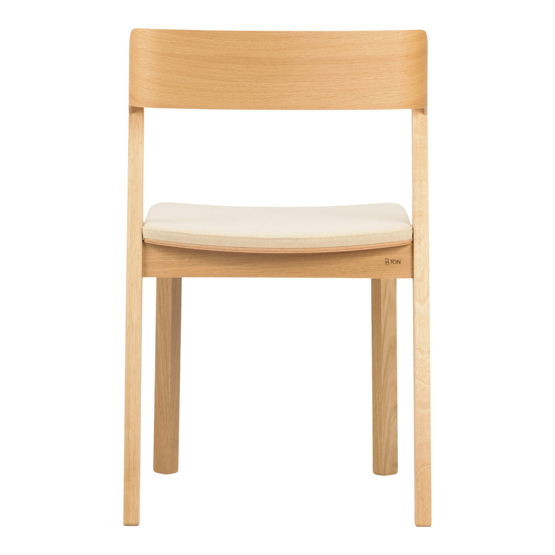 Merano Side Chair - Seat Upholstered - Walnut Frame