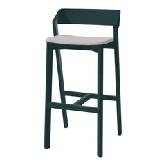 Merano Barstool - Seat Upholstered - Oak Pigment Frame