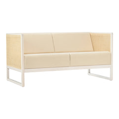 Casablanca Two-Seater Sofa 684 - Back & Seat Upholstered - Beech Pigment Frame