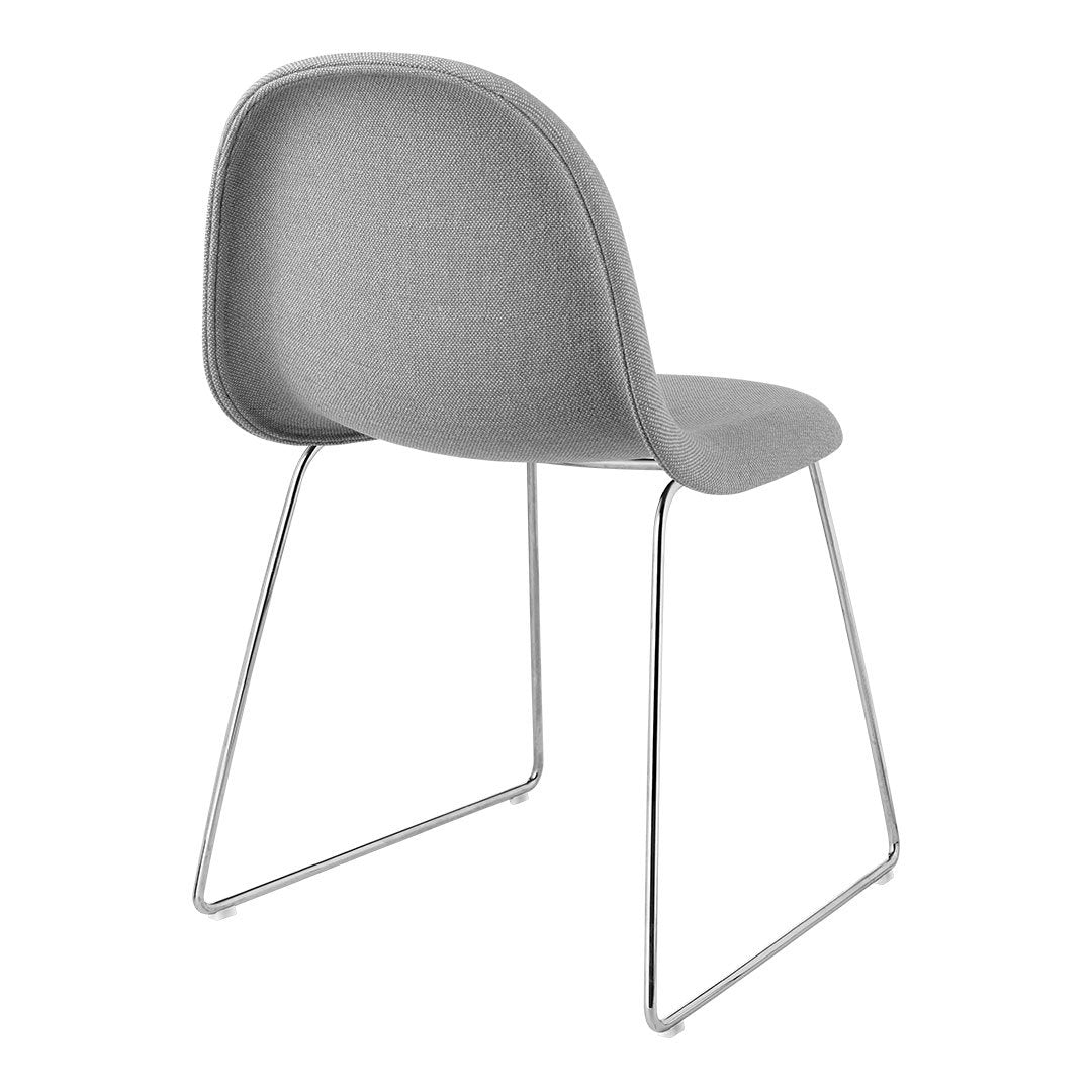 Gubi 3D Dining Chair - Sledge Base - Fully Upholstered